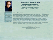 Tablet Screenshot of drdavidrose.com